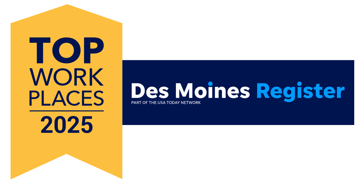 WinnMed Named a 2025 Top Workplace by the Des Moines Register graphic